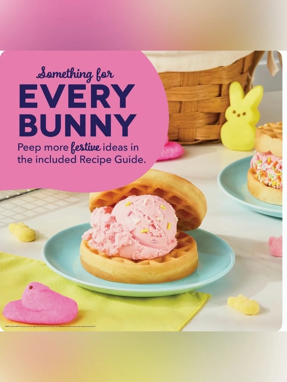 Dash x Peeps Bunny Mini Waffle Maker